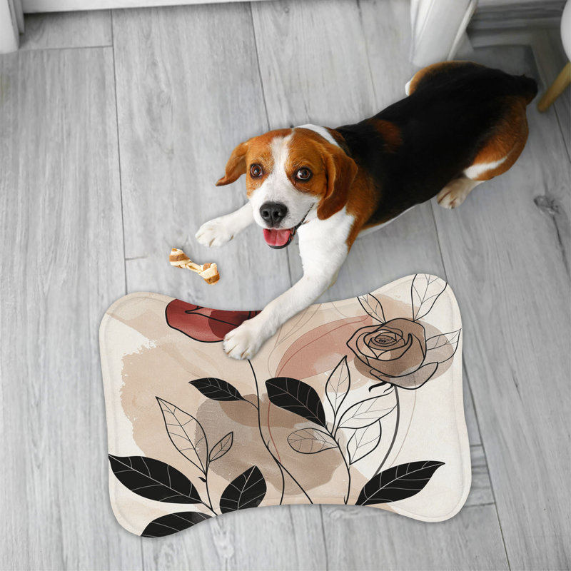 Tapis rose 1 pièce