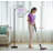 Arc Floor Lamp Rainbow Watercolor Gradient Abstract Soft Multicolor Wash Texture Floor Lamps with Remote LED Lights Adjustable Lamp Shades Tall Standing Lamps for Reading Office Living Room