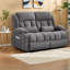 Modern Reclining Sofas with Storage, Grey Metal Frame for Home Family-703646389