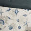 Collection de literie bleu très grand - coton 200tc avec motif décoratif 7 pièces et foncé