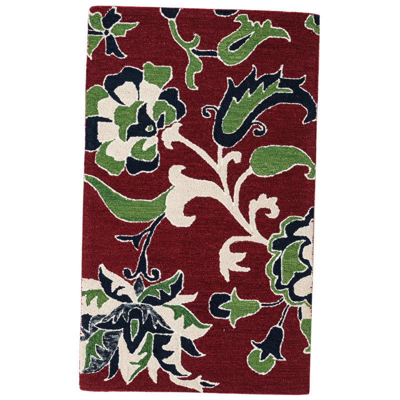 Tapis bordeaux Noell