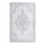 Tapis blanc chenille tissé à la machine-88509369
