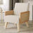 Arelious 24.41" W Linen Armchair Upholstered-957636893