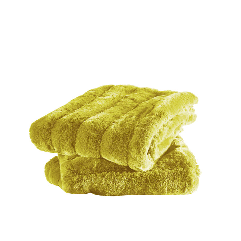 Supermink Square Euro Pillow Cover, Lemon Curry