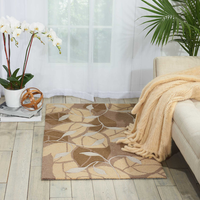 Asiha Floral Indoor Rug, Rectangle 2'6" x 4'