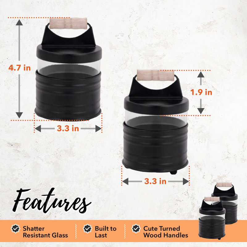 Bathroom Accessory Set, Black