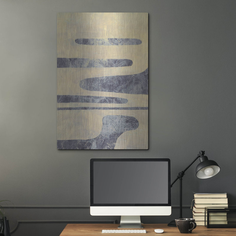  «Groovy Mood 1» par Vanna Lam, art mural en métal, 24 po x 36 po, H 36 po x l 24 po