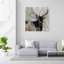 Art mural de paysage contemporain abstrait avec forêt-1167134814