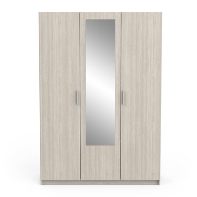 Birkes 3 Door Manufactured Wood Wardrobe