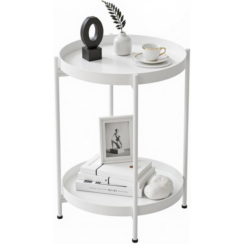 End Table, White
