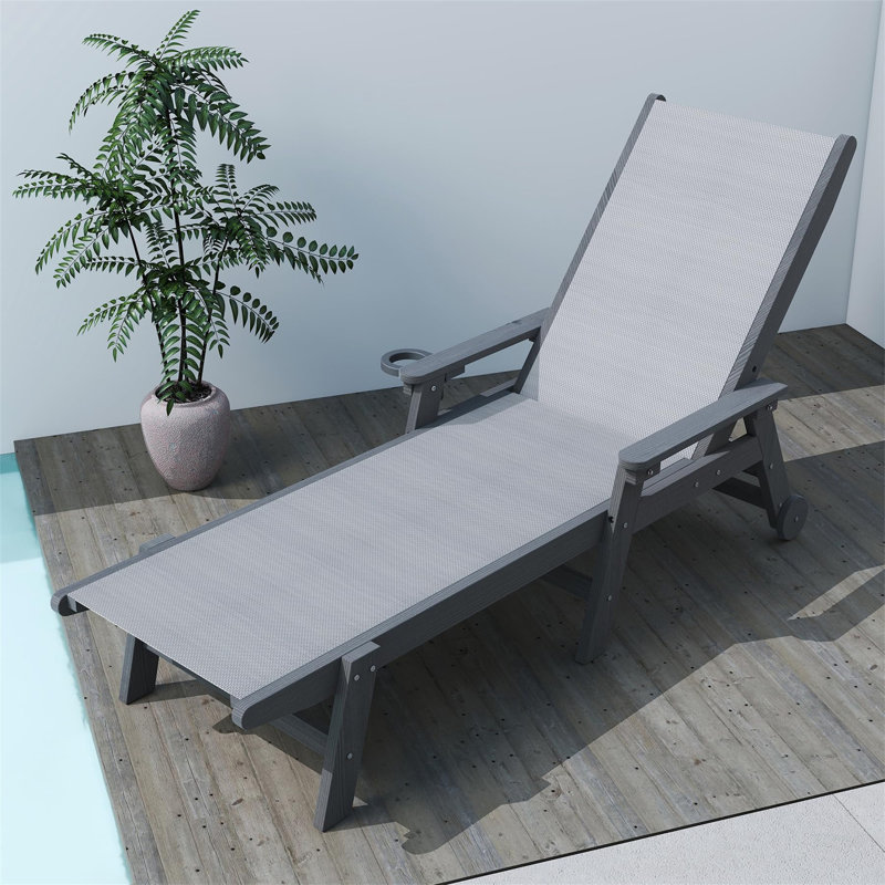 Lounge Chair Outdoor, Gray