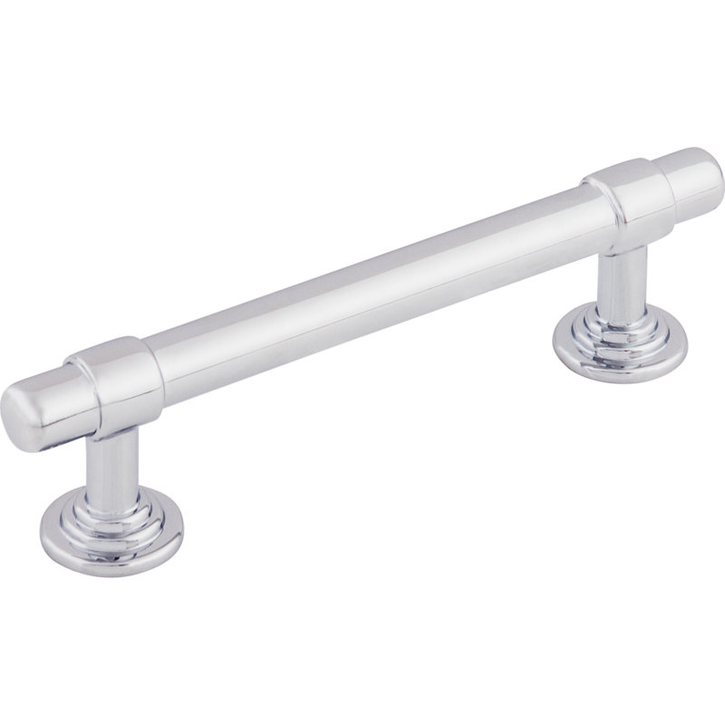 Ellis Bar Pull, Polished Chrome, 3 3/4" Center to Center