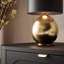 60cm W Metal Bedside Table