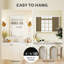 HOMCOM Decorative Rectangular Wall Mirror Wall-Mounted 60 x 40 cm White