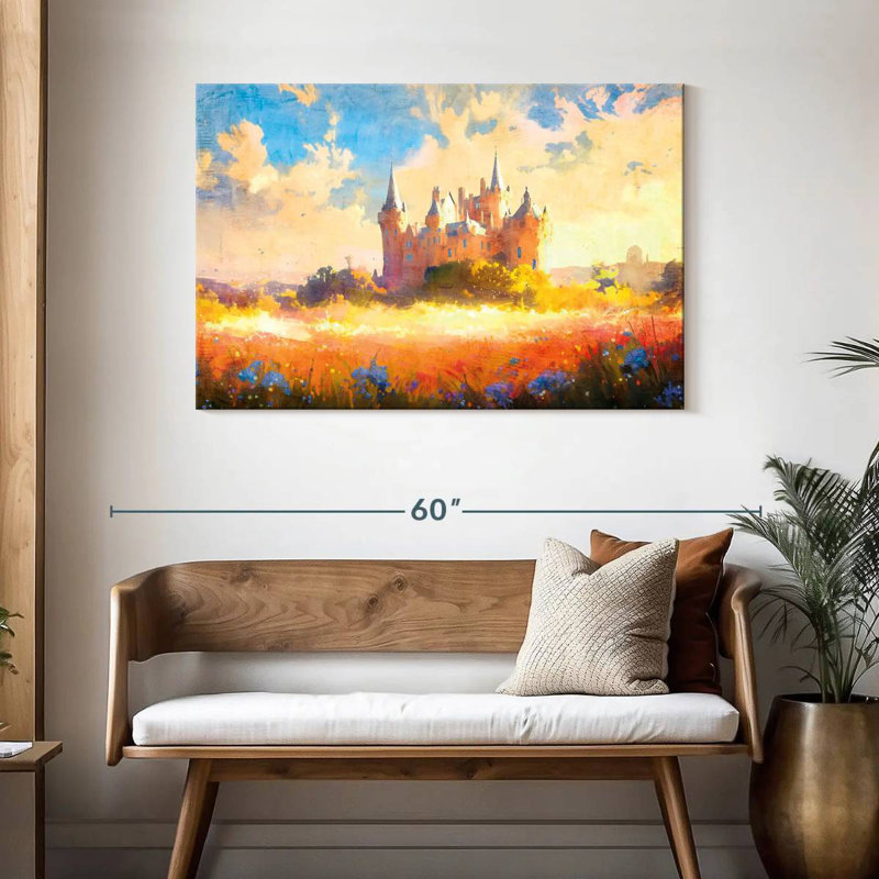 Ashelle Dreamy Castle Blooms, H 30 po x l 45 po