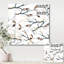 «Little Birds on the Tree Branches I», peinture sur toile-60162831-60162827