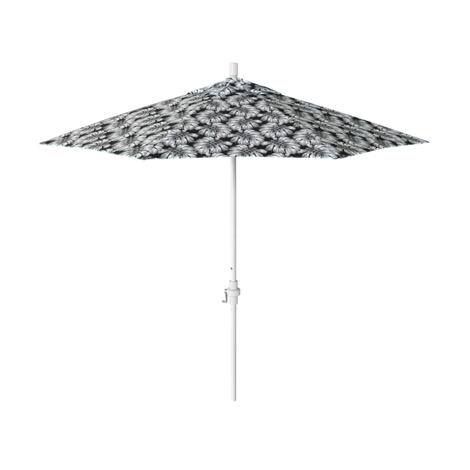 Santana 108'' Outdoor Umbrella, Palm Graphite - Pacifica Premium