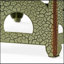 Ensemble de table d'appoint SELVA avec motif en fer complexe, aucun assemblage requis, polyvalent pour tous les styles de décor