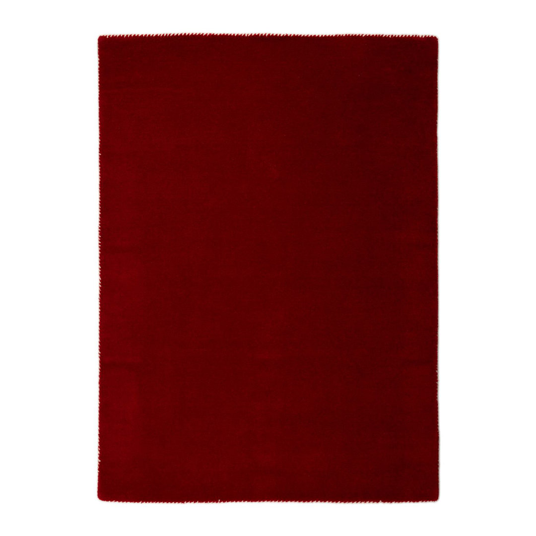 Solid Colour Wool Hand Woven Area Rug