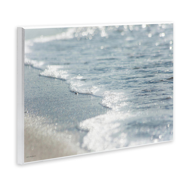 Plaque murale Ocean's Kiss Shoreline, design par Seven Trees Design, H 10 po x l 15 po