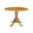 Dublin Dining Room Table - a Round kitchen Table Top with Dropleaf & Pedestal Base, 42x42 Inch, Oak-1623425132-1639237196