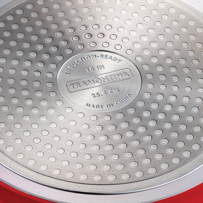 Tramontina Induction Ceramic Cookware Set, Red