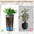 Tall Planter Box Set of 2- Large Indoor and Outdoor Planters for Front Porch and Patio-504547666