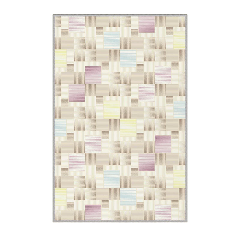 Luxurious 3D Printed Area Carpet, 5.9 x 9.2 Feet | 1% Polyester, .3 in Pile Height, 65 g/m² | Antibacterial & Non-Slip Underside, Machine Washable for Easy Care | Perfect for Living Room, Bedroom, or Office Décor