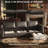 128" Leather Upholstered Sectional Sofa with Hidden Storage-387696364-387696367