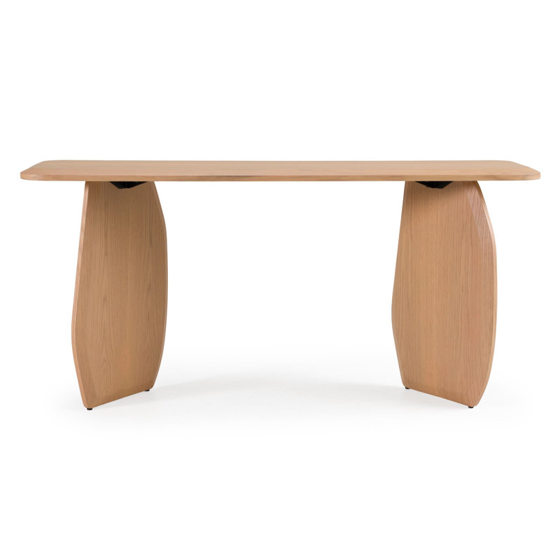 Cassell - Console moderne en chêne blanc