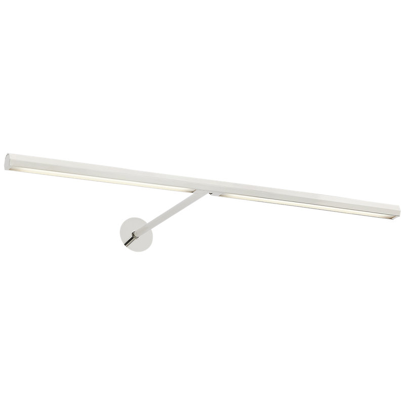 Plural Dimmable LED Wall Mounted Picture Light, Polished Nickel