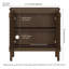 Armoire d'appoint rectangulaire en bois massif 32 po Manchester-119045531