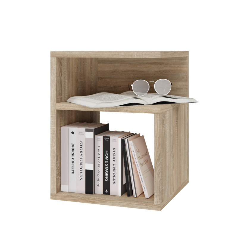 Soung 30cm W Laminate Bedside Table, Natural