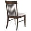 Chaise d'appoint en bois (ensemble de 2)