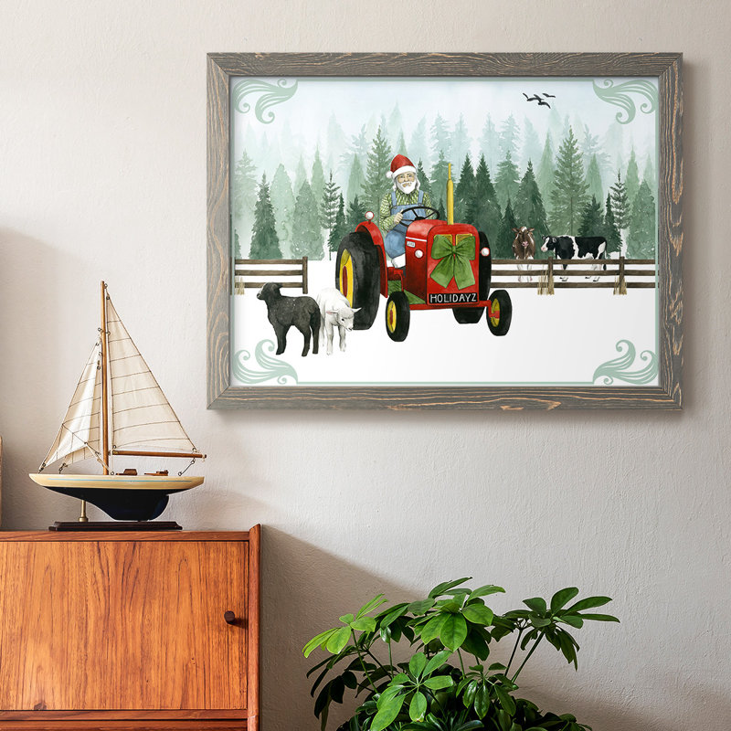 Country Country Collection A, reproduction d'art sur toile, Gris, H 28 po x l 42 po x P 1,5 po