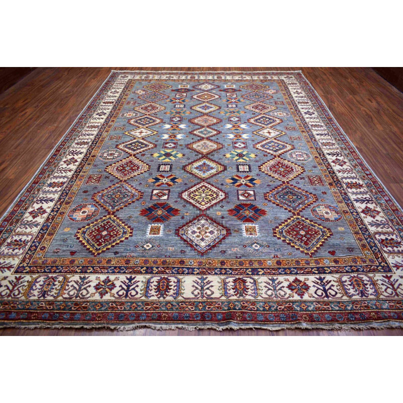 Transitional One-of-a-Kind Rectangle 8'11" X 12'8" Hand Knotted Area Rug