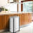 Steel Step On Kitchen Trash Can - 13.2 Gallons
