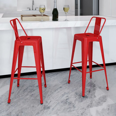 Barraza Counter Stool with Metal Frame