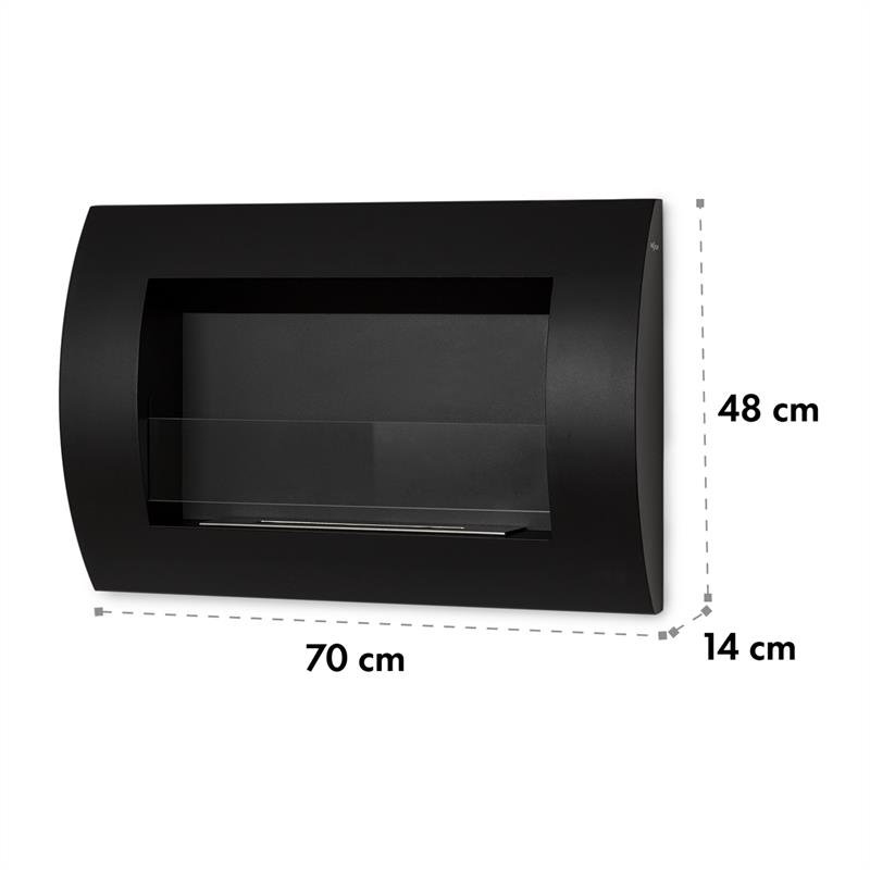 OneConcept 70cm W Bio-Ethanol Fireplace