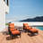 Kechia 5 Piece Rattan Sunbrella Seating Group with Cushions-1947482269