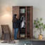 Armoire américaine de style noyer rétro