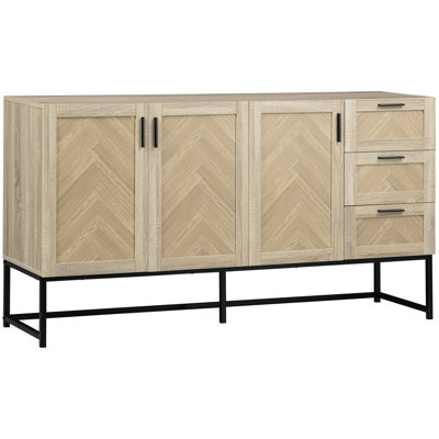 Buffet avec tiroirs et tablettes ajustables