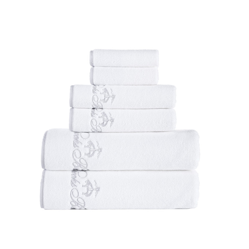 Turkish Cotton Midweight Jacquard Mulit-Size Set, White