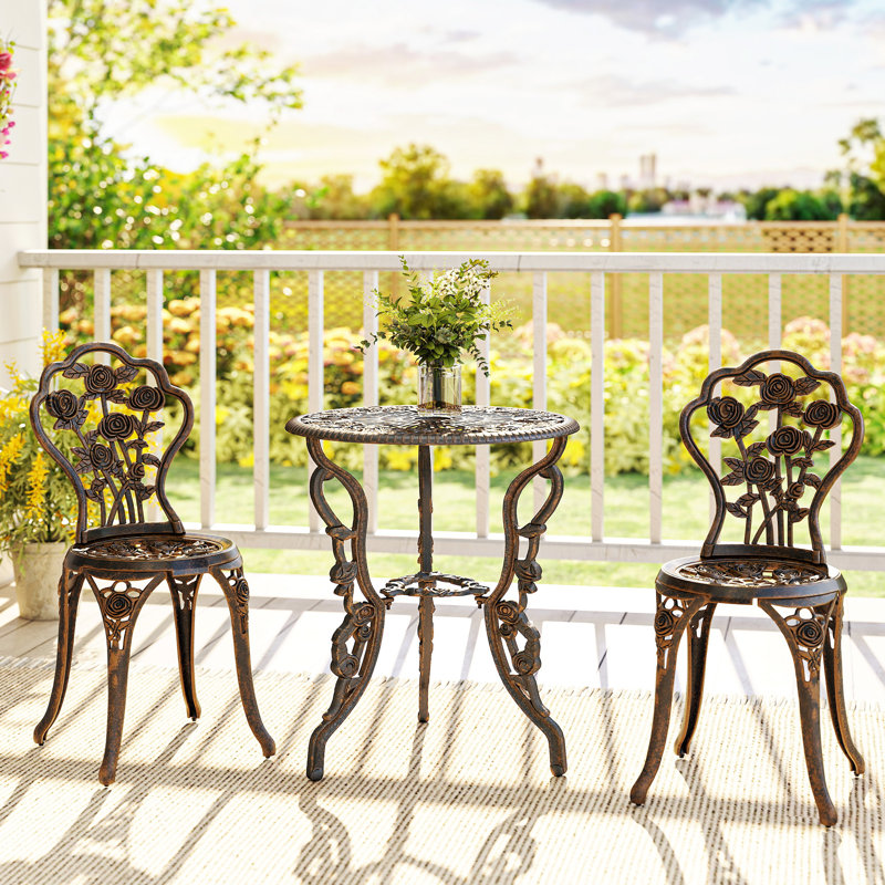 2 - Person Patio Dining Set with Round Table