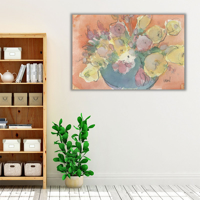 «The Embrace Bouquet I», reproduction d'art sur toile, H 24 po x l 36 po