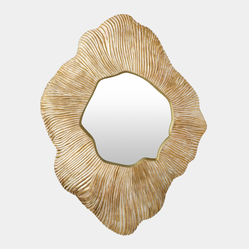 Rapture Oval Aluminum Mirror