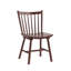 Ensemble de 4 chaises de salle à manger en bois massif Windsor-2121092511