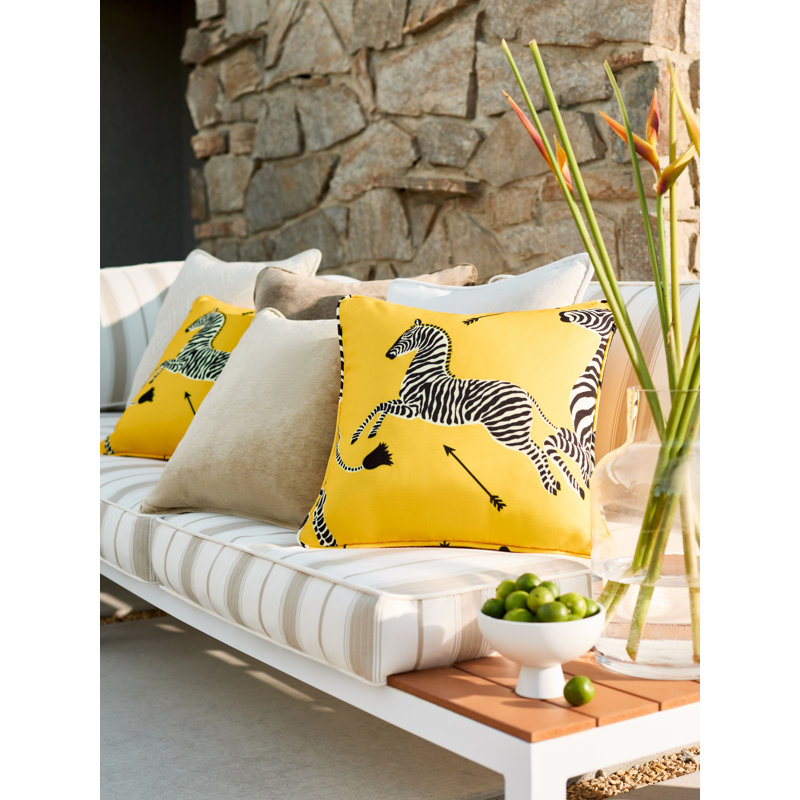 Zebras Fabric, Yellow