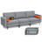 Daiveon 97'' Upholstered Sofa