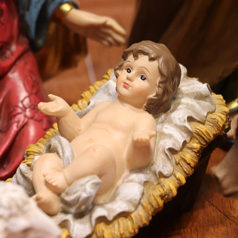 Christmas Nativity Set, 30cm H x 60cm W x 30cm D